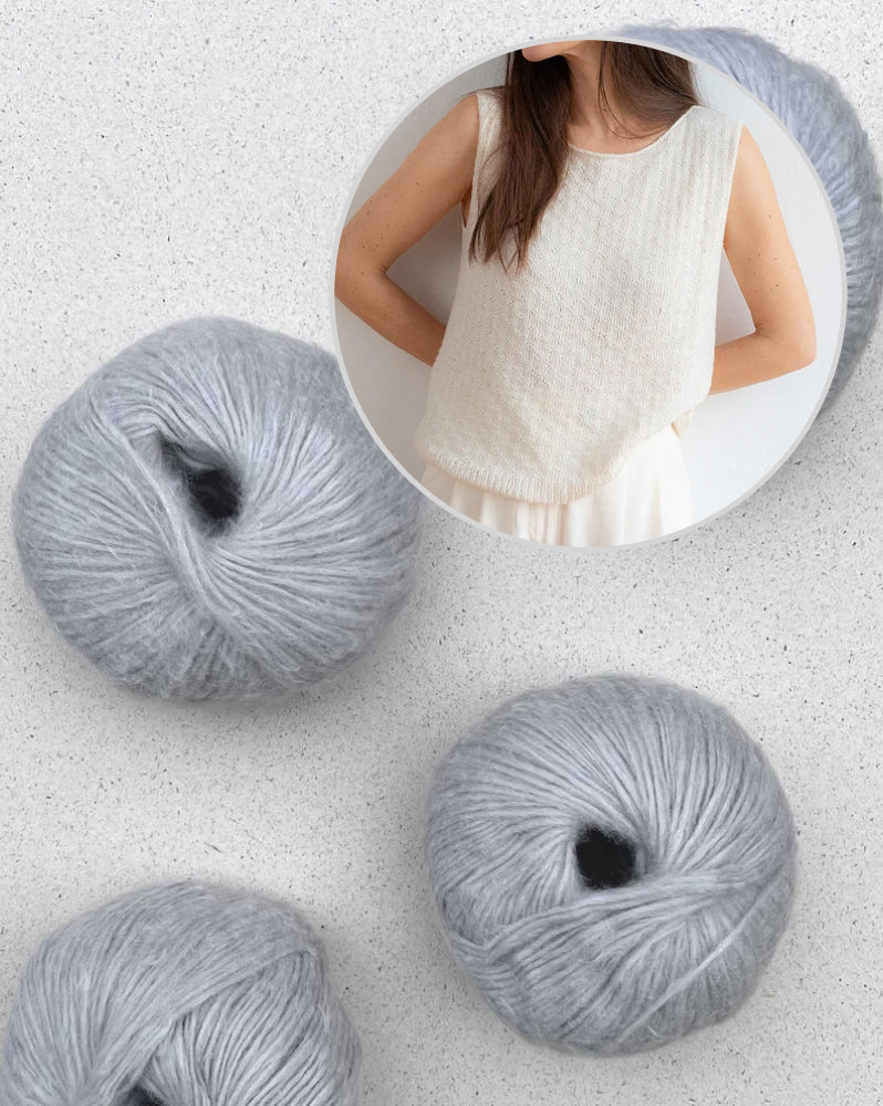 Dandelion Whiff Top | leichtes Muster aus Suave von Pascuali