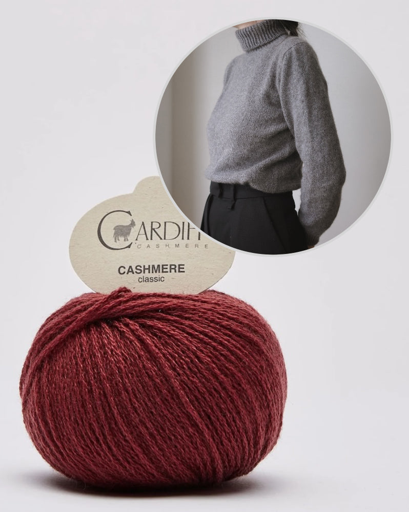 Delphine Sweater | dejlig blød rullekrave af Classic Cashmere fra Cardiff