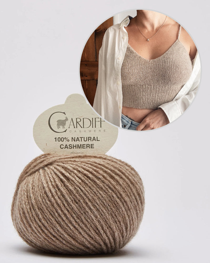 Caidree DK Sugar Boo Bralette mit Classic Cashmere von Cardiff 7