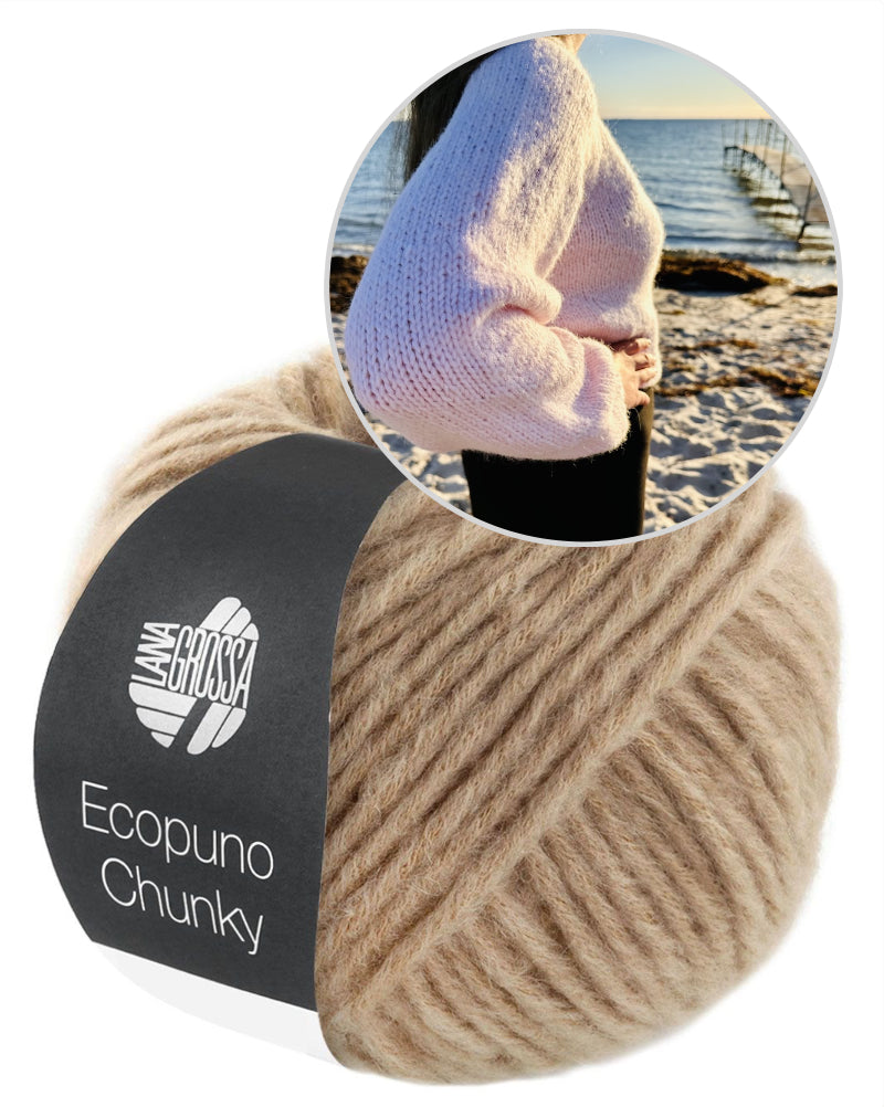 Easy Sweater mit Ecopuno Chunky von Lana Grossa 13