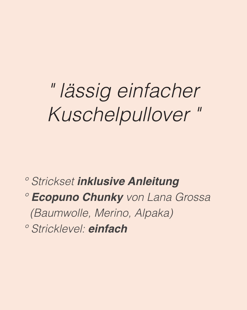 Easy Sweater mit Ecopuno Chunky von Lana Grossa 2