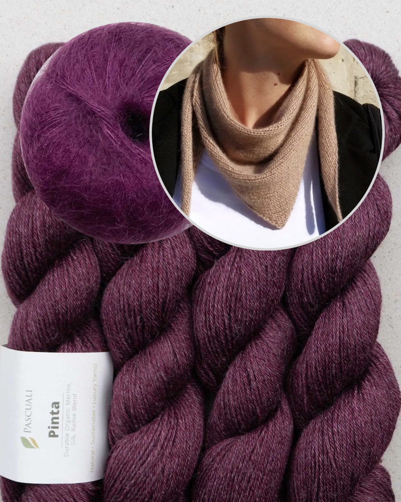 Easypeasy Bandana - Pascuali | super einfach aus Pinta und Mohair Bliss