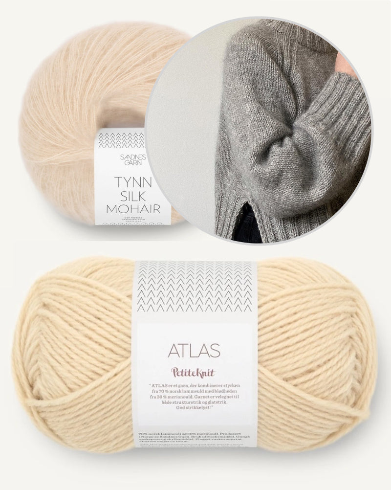Pull Eun | avec fente latérale et douceur douillette en alpacka et Tynn Silk Mohair