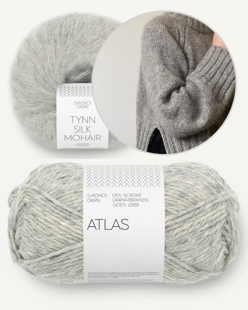 Eun Sweater | mit seitlichem Schlitz und kuschelweich aus Atlas und Tynn Silk Mohair