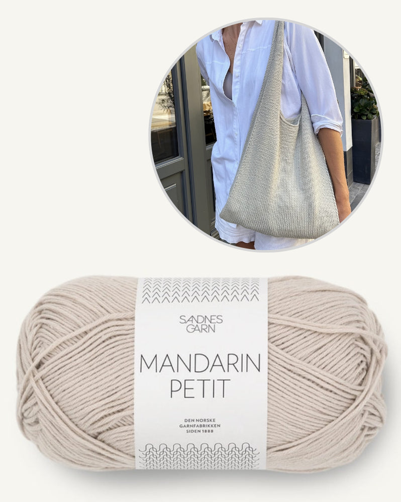 Paula-m Everyday Bag mit Mandarin Petit von Sandnes Garn 10