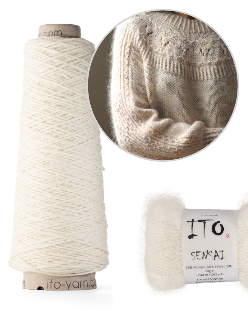 Joanna Ang Fairy Bouquet Pullover mit So Kosho und Sensai von ITO Yarn 11