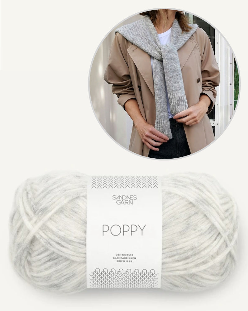 Fake Sweater Scarf von Paula-m mit Poppy von Sandnes Garn 10