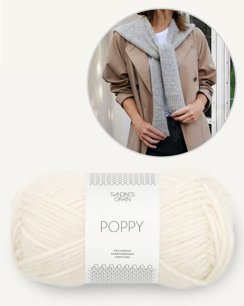 Fake Sweater Scarf von Paula-m mit Poppy von Sandnes Garn 12