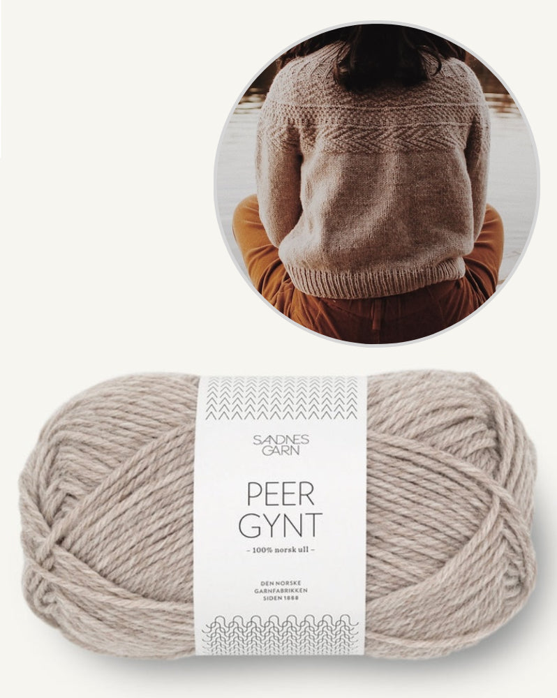 The Petite Knitter Geologica Sweater mit Peer Gynt von Sandnes Garn 9