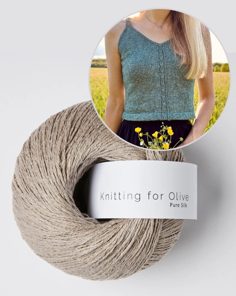 Ginkgo Biloba Top von greenermakes mit Pure Silk von Knitting for Olive 11
