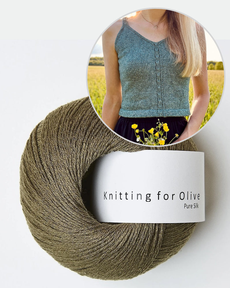 Ginkgo Biloba Top von greenermakes mit Pure Silk von Knitting for Olive 10