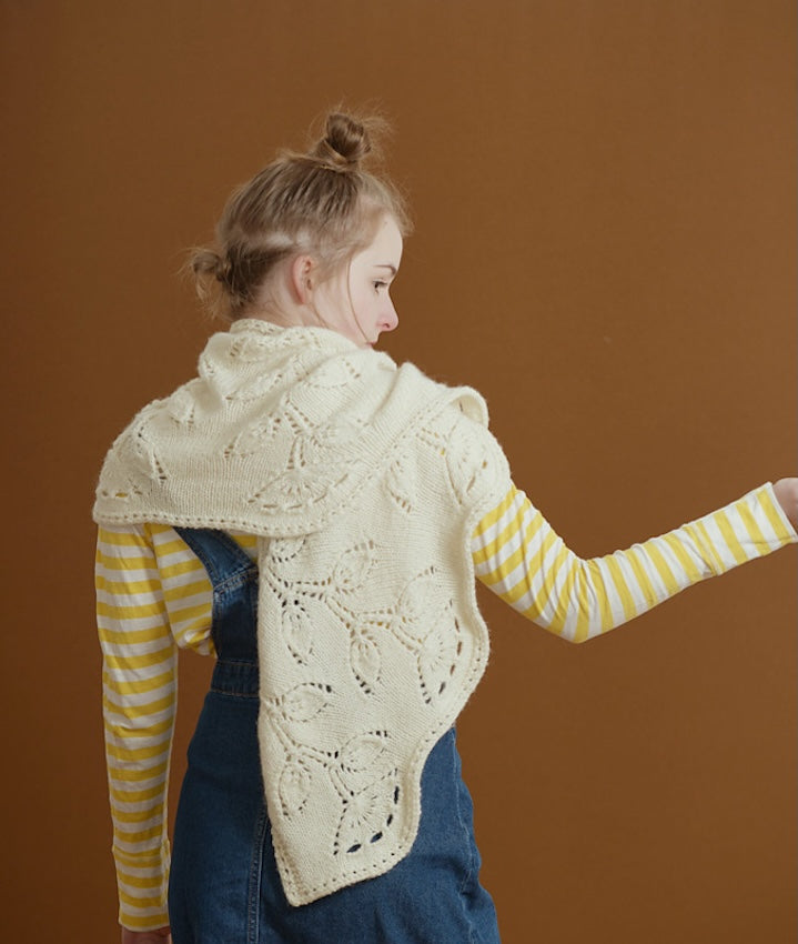 Grow your flower garden | Blüten aus Big Merino Hug von Rosy Green Wool