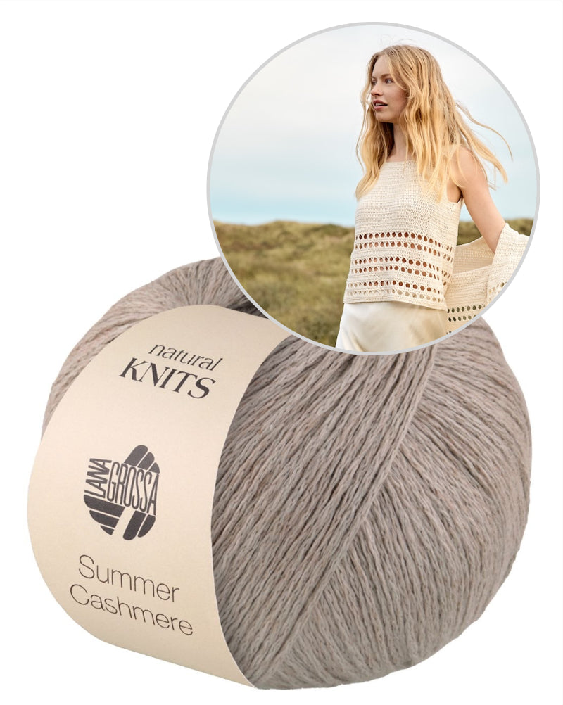 Häkeltop Natural Knits 01 Lana Grossa mit Summer Cashmere von Lana Grossa 3