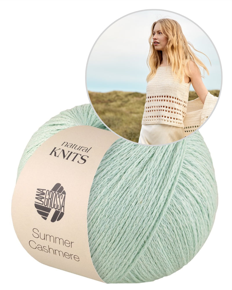 Häkeltop Natural Knits 01 Lana Grossa mit Summer Cashmere von Lana Grossa 7