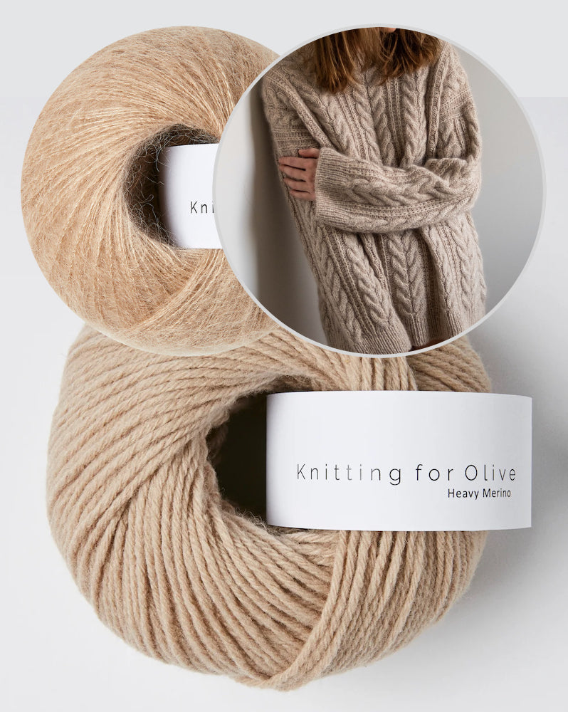 Hanna Sweater von Paula-m mit Heavy Merino und Soft Silk Mohair von Knitting for Olive 11