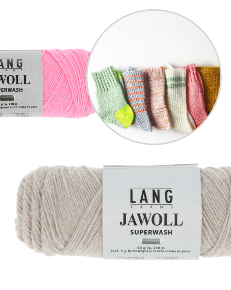 Hello Sailor Socks von Summer Lee mit Jawoll von Lang Yarns 14
