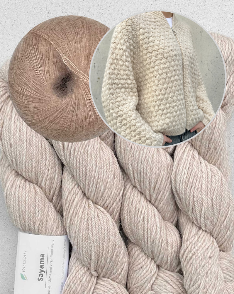 Hilly Cardigan von Gudrun Fesl mit Sayama und Mohair Bliss von Pascuali 13