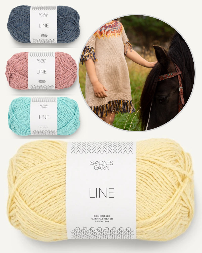 Linka Neumann Hopi Kleid Kinder mit Line von Sandnes Garn 6