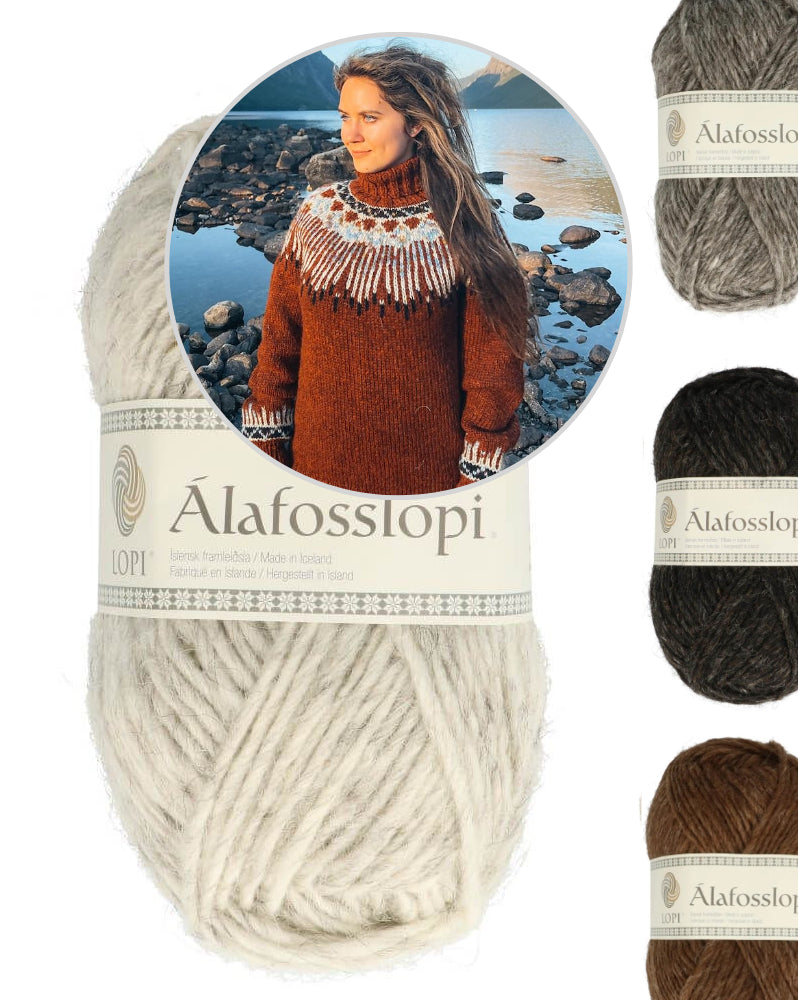 Hopi Polar Sweater von Linka Neumann als Strckset mit Alafosslopi von Lopi Island 10