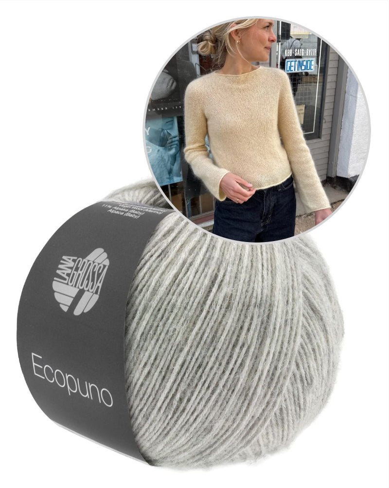 PetiteKnit Ivy Blouse einfädig mit Ecopuno von Lana Grossa 11