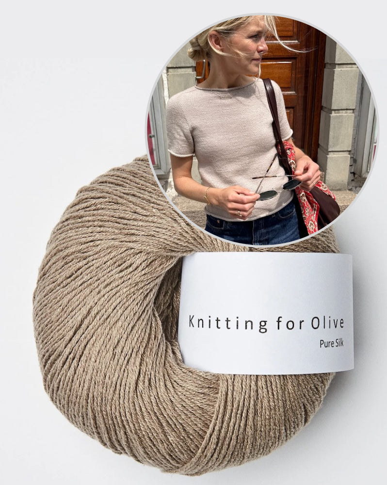 Ivy Tee von PetiteKnit mit Pure Silk von Knitting for Olive 8