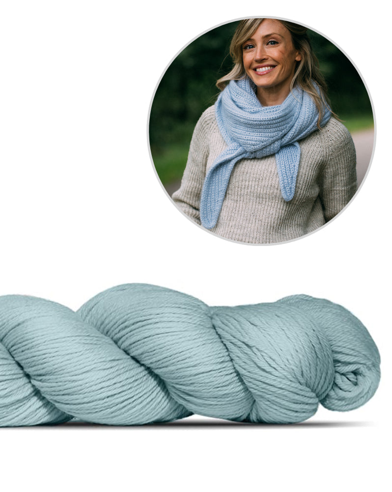 Jaunty Shawl | schlicht und wunderschön aus Cheeky Merino Joy von Rosy Green Wool