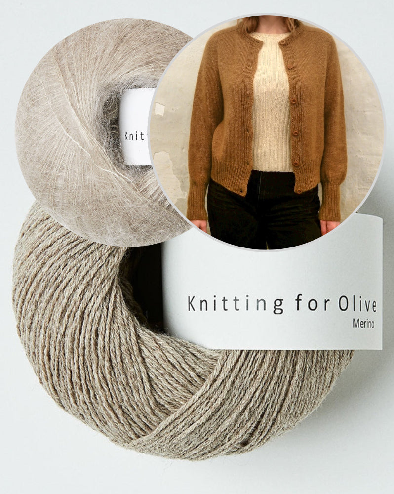 Johanne Cardigan | elegant und Basic aus Merino und Soft Silk Mohair