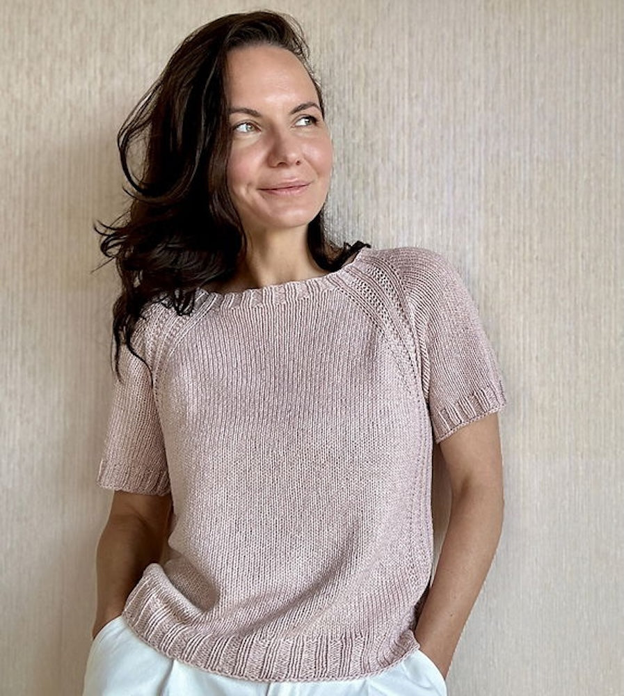 Mellow Mood Top | Basic Shirt, luftig weich aus Line von Sandnes Garn