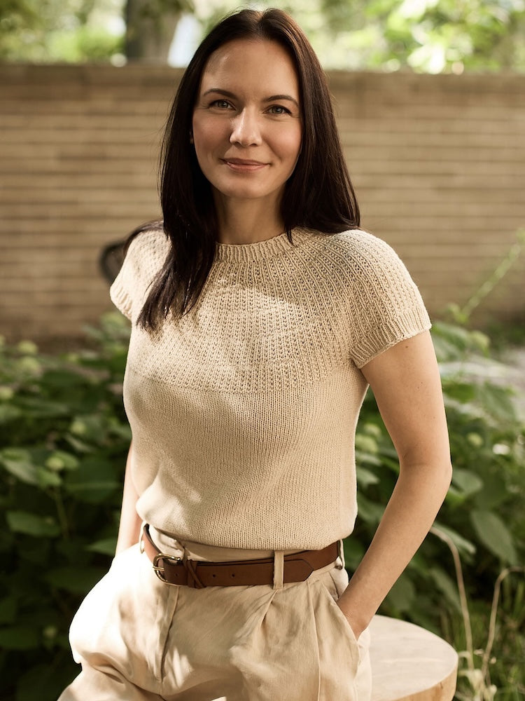 Stardust Tee von Julia Piro mit Line von Sandnes Garn 1