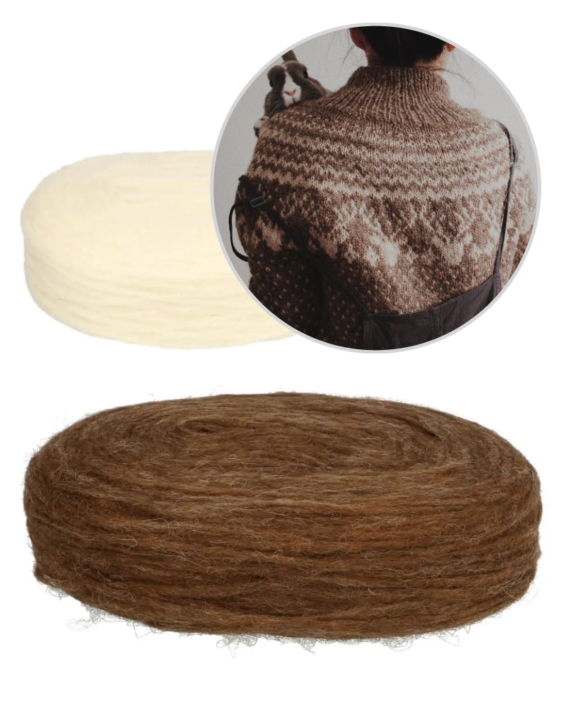 Karibou Sweater | winterliches Muster aus Plötulopi von Lopi Island