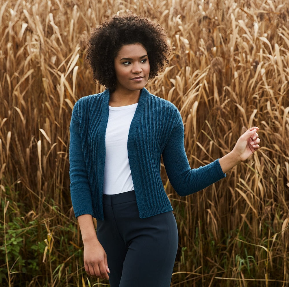 Azara Cardigan von Katrin Schneider, Farbe Gartenteich, 1