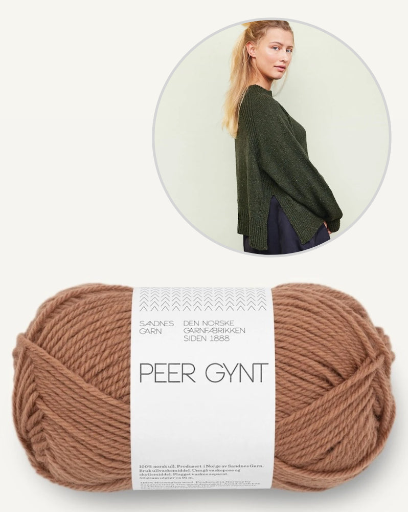 Kelly Pullover | mit Gratisanleitung aus Peer Gynt von Sandnes Garn