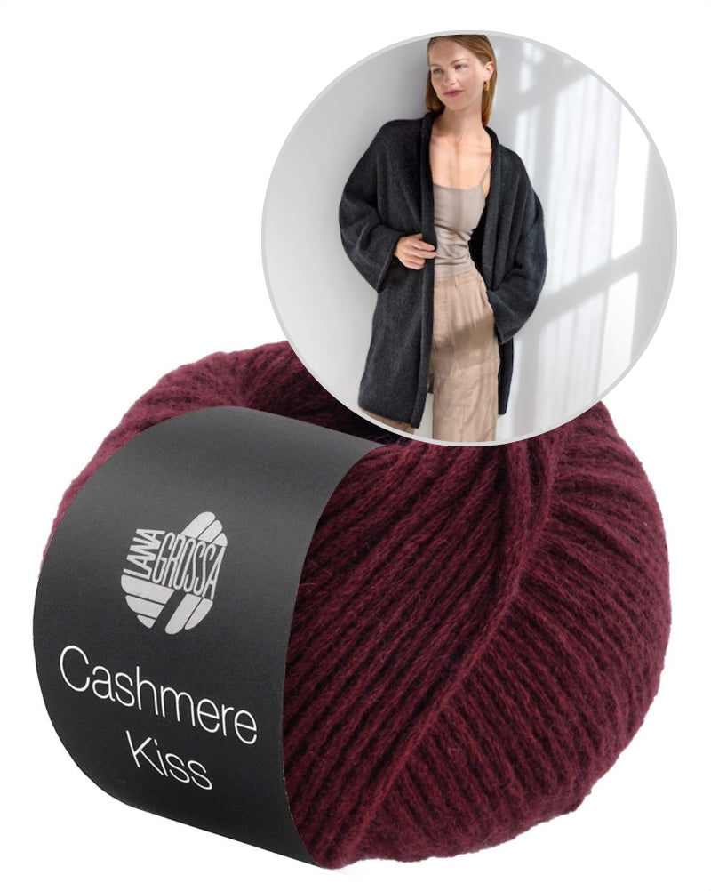 Kimonojacke Lana Grossa mit Cashmere Kiss 6