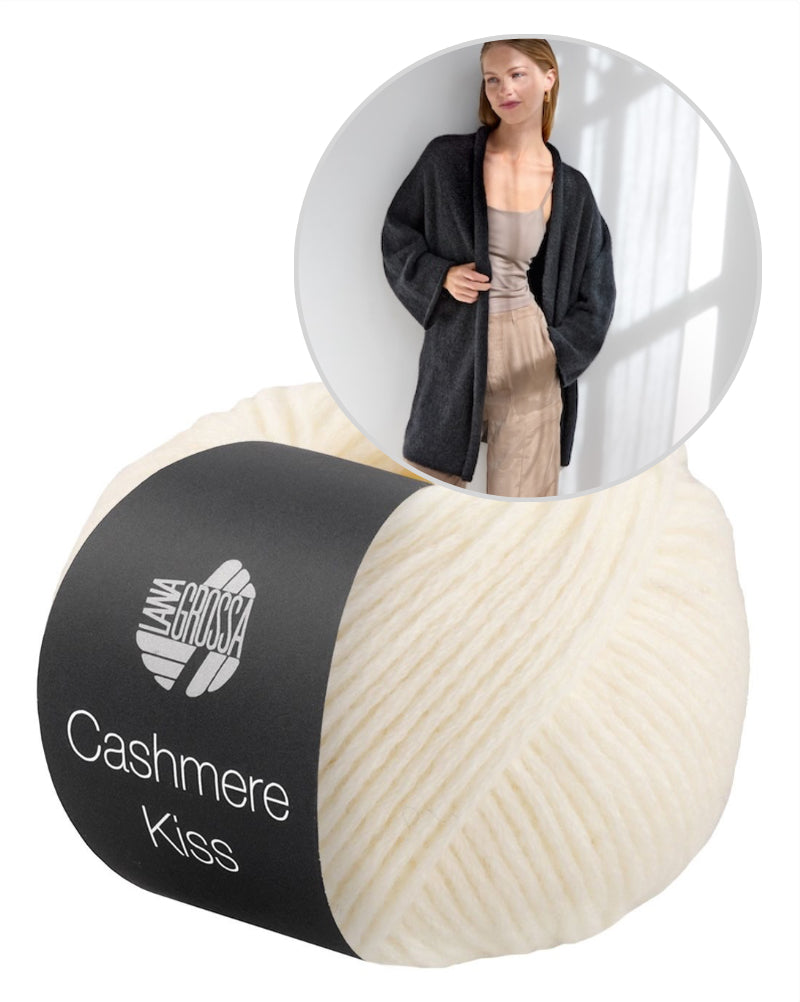 Kimonojacke Lana Grossa mit Cashmere Kiss 9