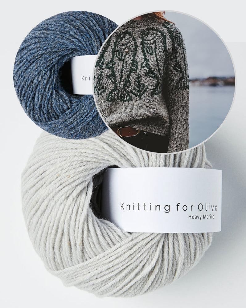 Caitlin Hunter King Salmon Sweater mit Heavy Merino von Knitting for Olive 13