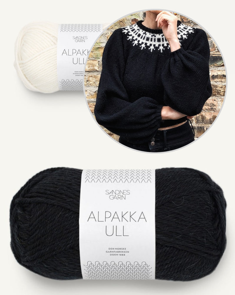 Knitorious RBG Sweater von Park Williams mit Alpakka Ull von Sandnes Garn 5