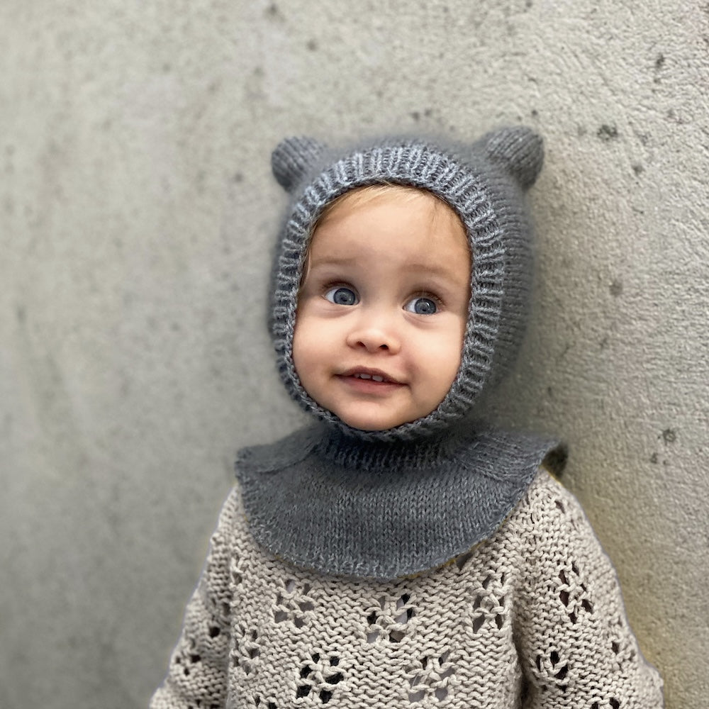 Baby Bear Balaclava mit Merino und Soft Silk Mohair von Knitting for Olive 1