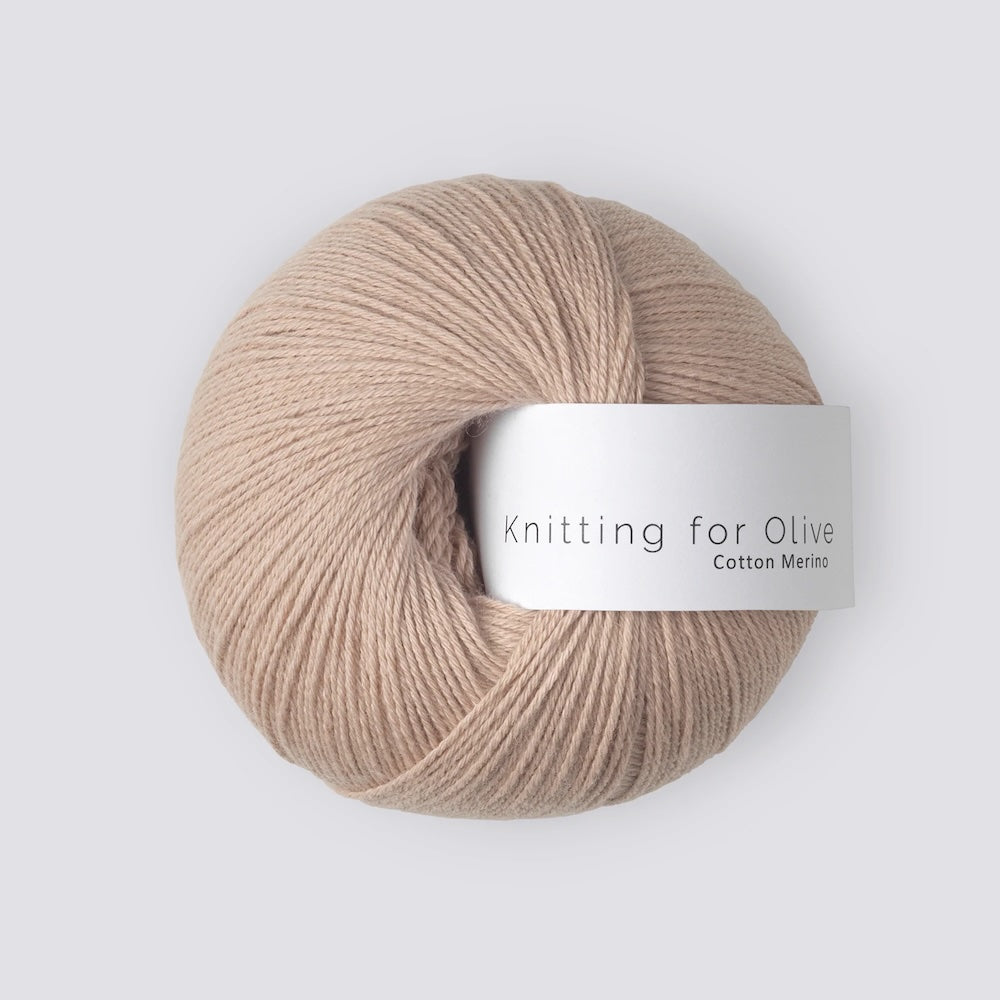 Knitting for Olive Cotton Merino Farbe powder