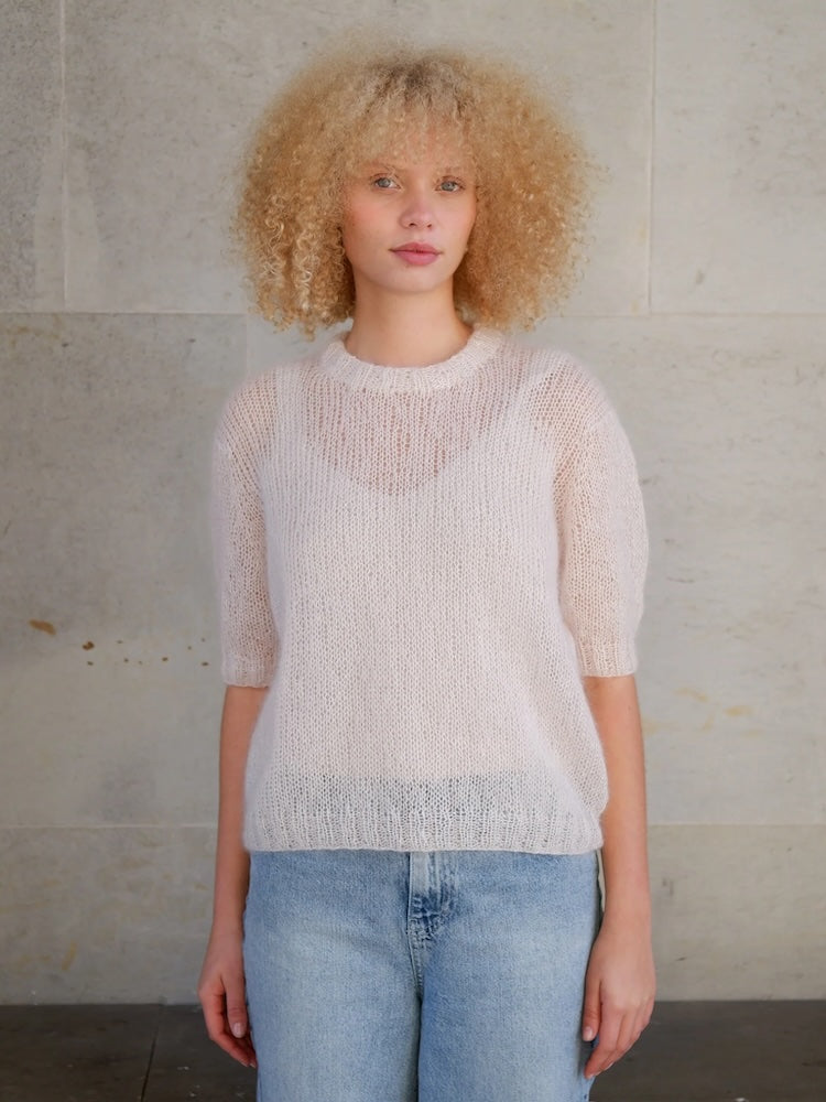 Mollie Tee von Knitting for Olive mit Soft Silk Mohair 1