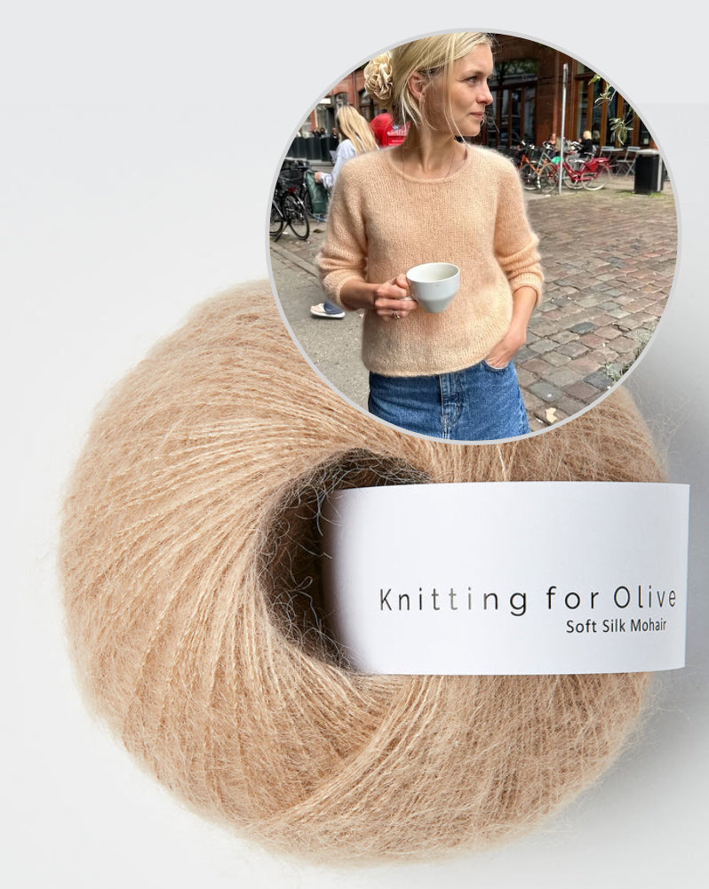 PetiteKnit Kumulus Bluse O-Neck mit Soft Silk Mohair von Knitting for Olive 15