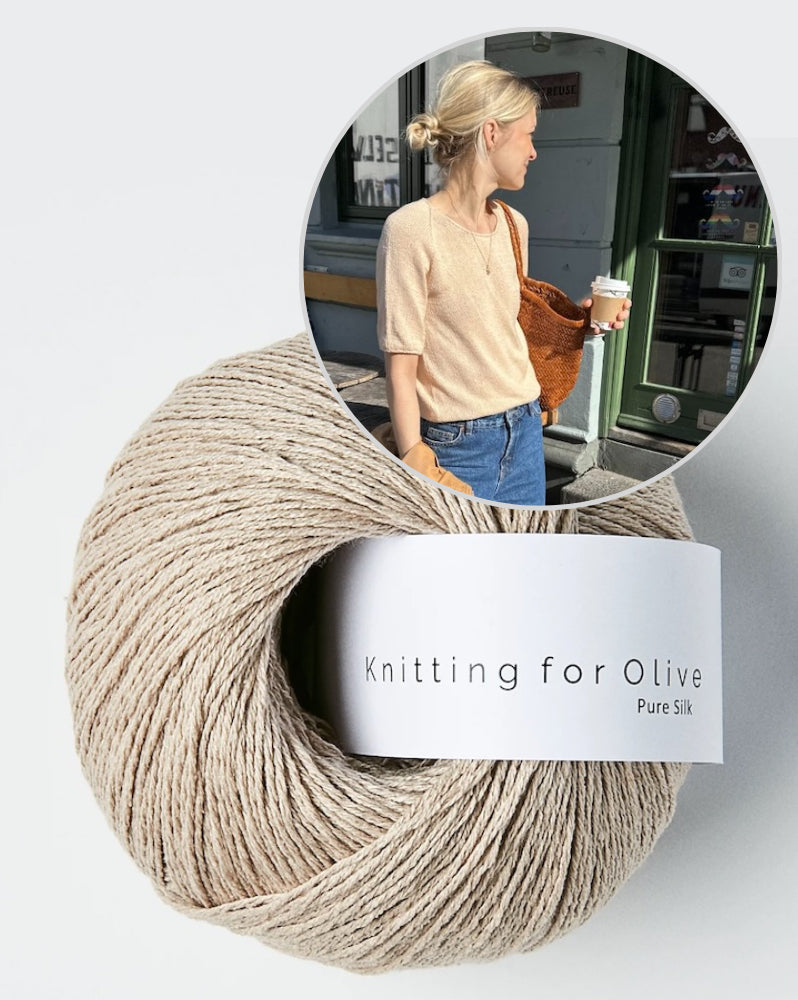 PetiteKnit Kumulus Tee O-neck mit Pure Silk von Knitting for Olive 10