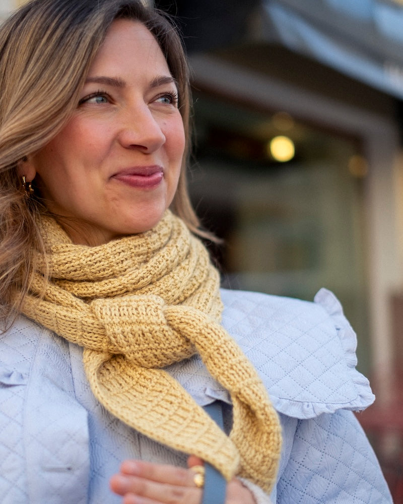 Kutovakika Stay Extra Toasty Scarf mit Alpakka Silke von Sandnes Garn 1