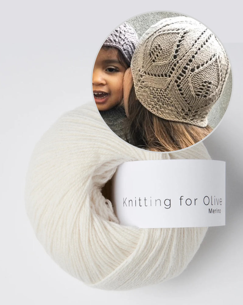 Knitting for Olive Lace Beanie mit Merino 9