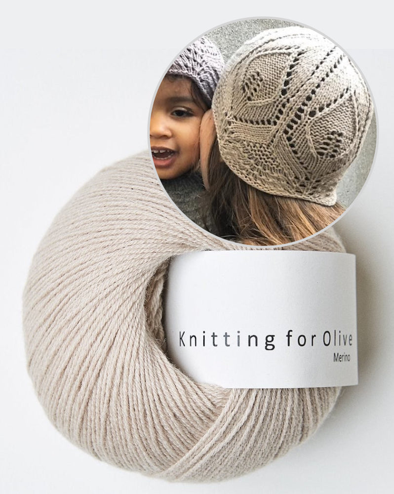 Knitting for Olive Lace Beanie mit Merino 7