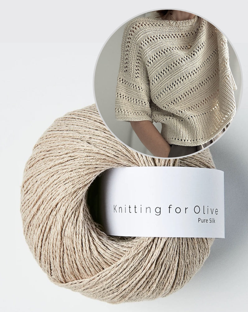 Lacey Loop Tee von Other Loops mit Pure Silk von Knitting for Olive 8