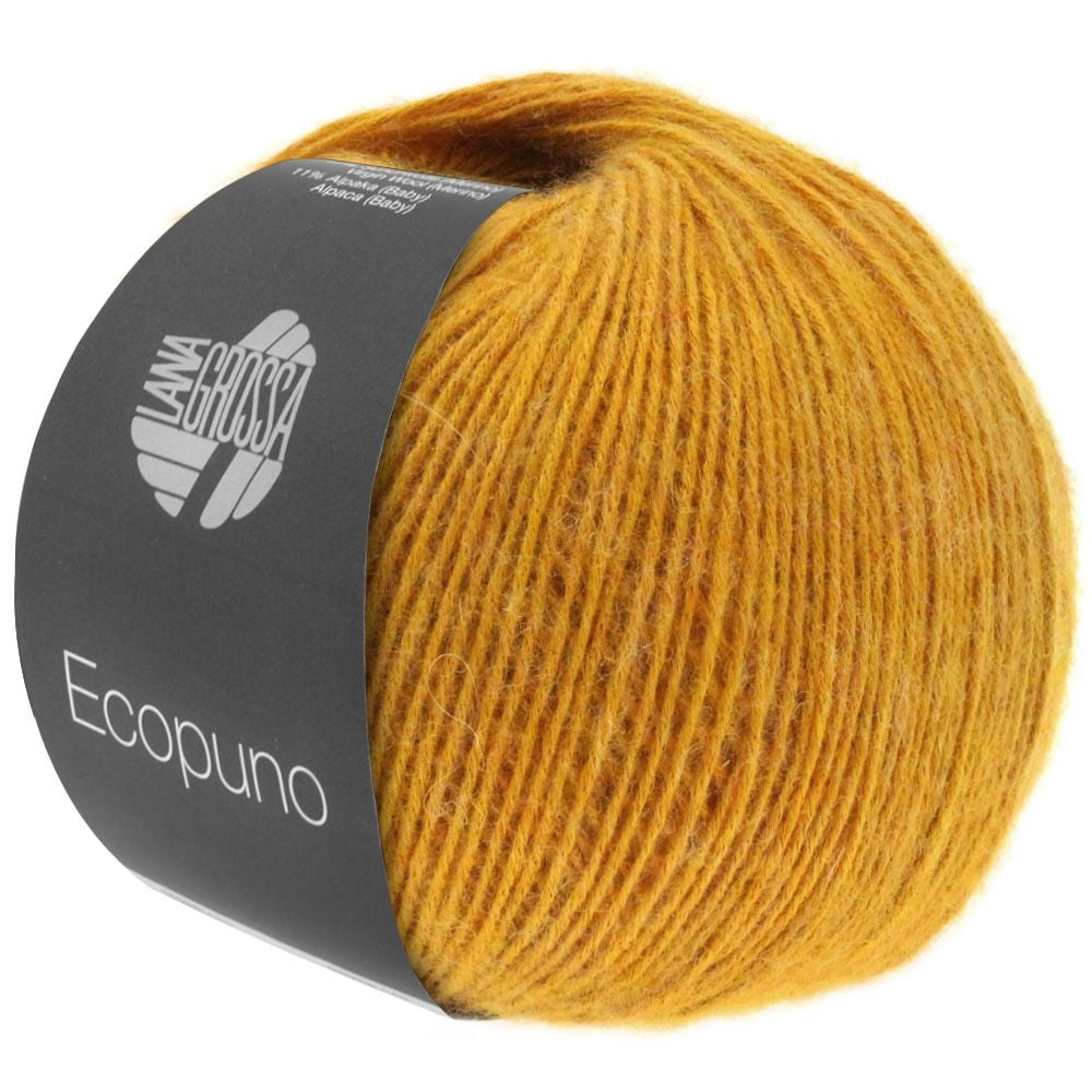 Lana Grossa Ecopuno Farbe gelborange 033