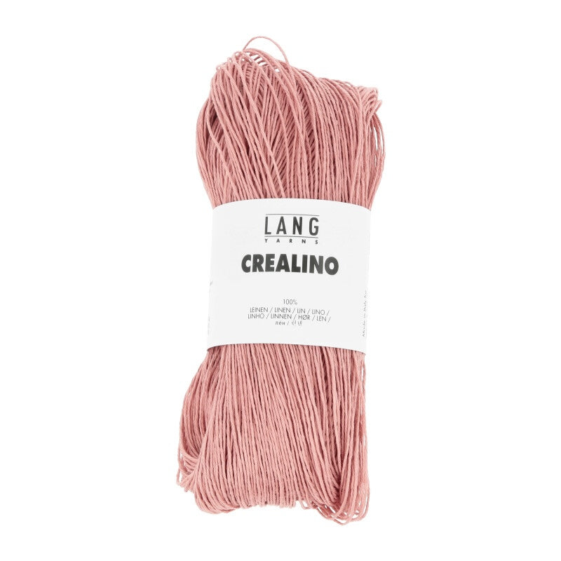 Crealino von Lang Yarns Farbe dusty rose 019