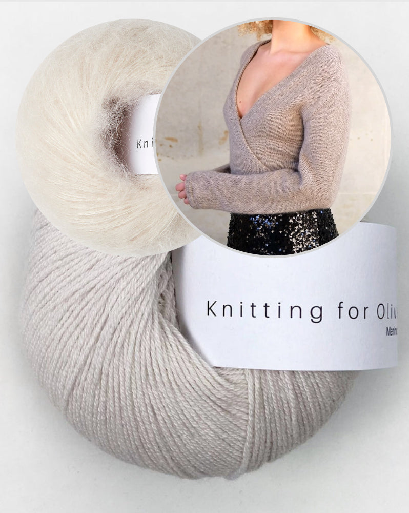 Late Summer Wrap | bezaubernde Wickeljacke aus Merino und Soft Silk Mohair