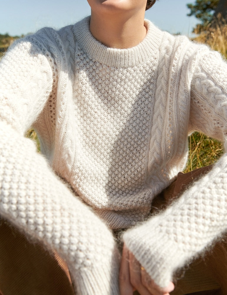 Leknit Isla Sweater mit Sunday und Tynn Silk Mohair von Sandnes Garn 3