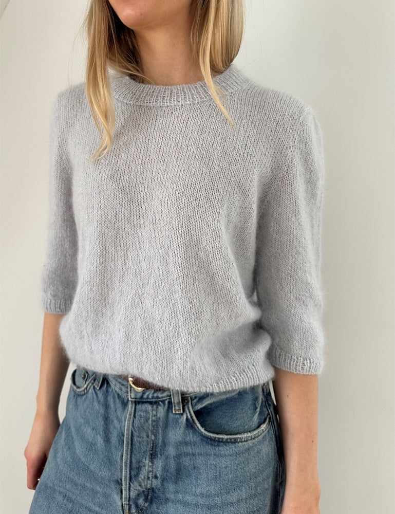 Strickset LeKnit Maria Blouse mit Alpakka Folgetrad und Tynn Silk Mohair von Sandnes Garn 1